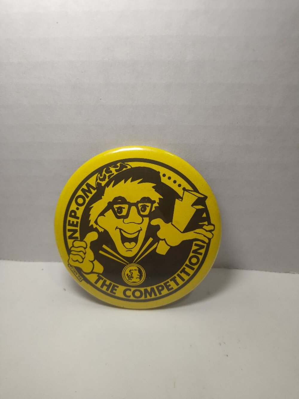 Vtg 1988 NEP-OM North East Pennsylvania Odyssey of the Mind 3" Pinback Button